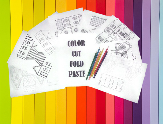 PRINTABLE PAPER HOUSES + EXCLUSIVE BONUS _ SKYCREATIVITY